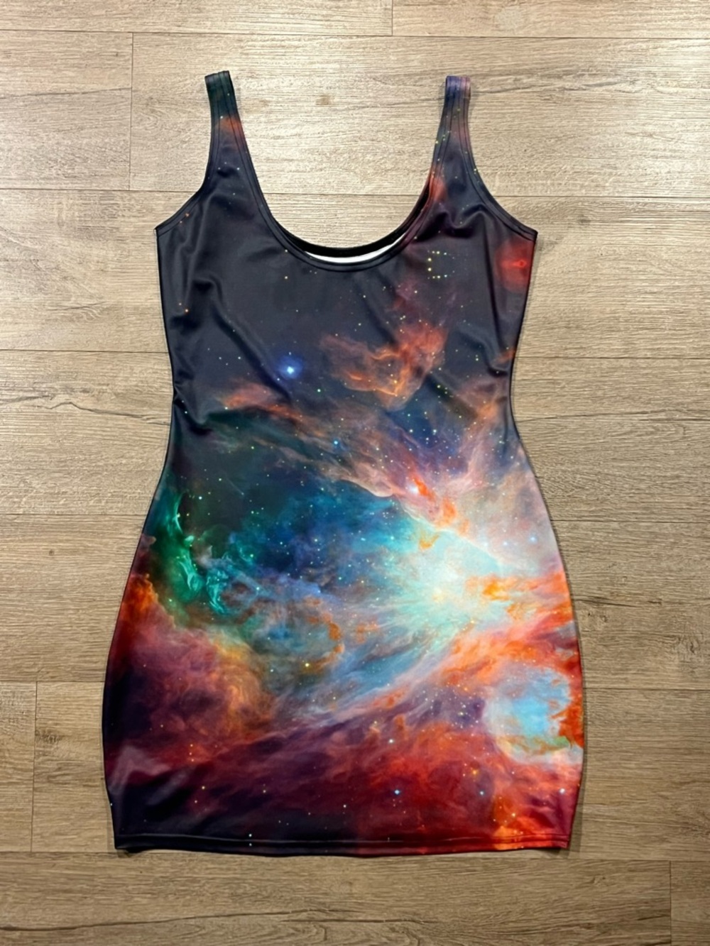 Blackmilk Galaxy Bodycon Minidress Size L - Picture 4 of 6
